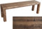 TOTAL WOOD 2012 Gartenbank Sitzbank Holzbank parkbank terrassenmobel für Innen und Außen geeignet Nach Maß verfügbar (Classic imp) (DUNKELWALNUSS SG, 100X38.5X50)