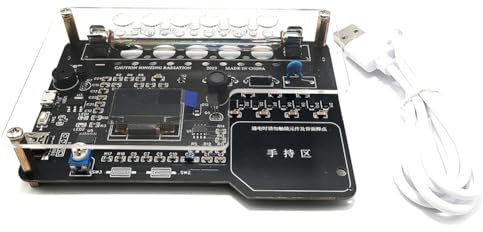 Knnuey DIY-Geigerzähler-Kit, Zusammengebautes Modul, Kernstrahlungsdetektor, X-Γ-Β-Strahlen, der OLED-Display-Strahlungstester Erkennt, Langlebig, Einfache Installation