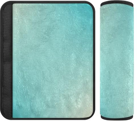 RPLIFE Gradient Blau Grün Auto Sicherheitsgurtbezüge Weich Sicherheitsgurt Schulterpolster Sicherheitsgurtschoner Gurtpolster Erwachsene