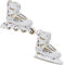RAVEN Profession 2in1 Schlittschuhe Inlineskates Inliner für Kinder und Erwachsene verstellbar (White/Gold, 31-35 (20,5cm-23cm))