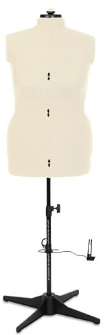 Schneiderpuppe Supa Fit Damen Gr. L (46-52), weiblicher Torso, Büste, verstellbare Drehregler, individuelle Anpassung an Hals, Taille, Brust, Hüfte
