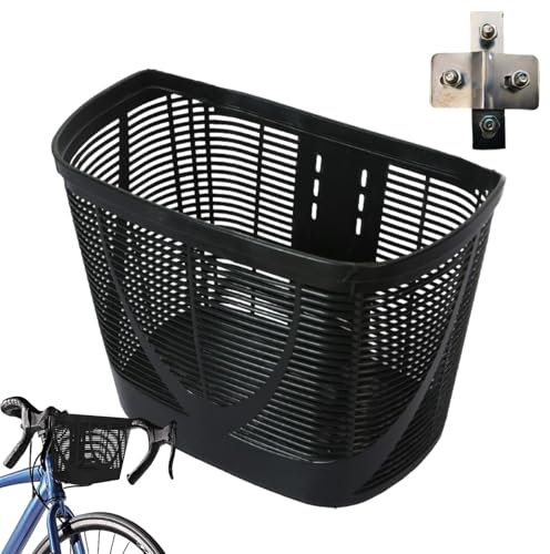 Fahrrad-Frontkorb, abnehmbarer Vorderradkorb, Mobilitäts-Roller-Korb, Heckkorb, Modifikationszubehör, Ersatz mit Befestigungsschraube für Haustier, Einkaufen, Camping, 33 x 25 x 22,5 cm