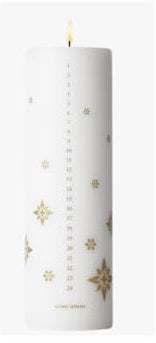 Georg Jensen Cc 2024 Calendar Candle Gold Paraffin