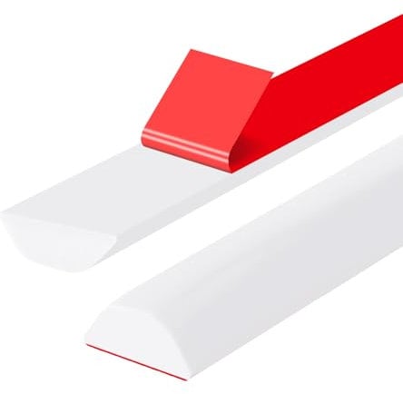 TECDW 200cm Walk in Wet Room Floor Barrier,Bathroom Self-Adhesive Shower Seal Strip,Wet and Dry Shower Tray Seal,Shower Tray Sealing Strip,Shower Water Barrier for Bathroom, Kitchen