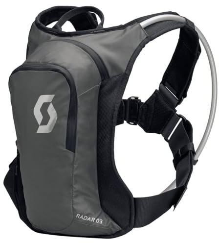 Scott Hydration Radar 3 Enduro Motorrad Trinkrucksack schwarz/grau