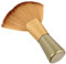 ASAKKURA Wooden Mustache and Beard Brush Ergonomic Soft Hair Cleaning Tool for Barbers and Home Use Multi-functional Broken Hair Brush
