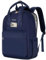LOVEVOOK Laptop Rucksack Damen, 15,6 Zoll Schulrucksack Teenager mit USB Ladeanschluss, Wasserdicht Tagesrucksäcke Reiserucksack, Elegant Travel Backpack Daypack für Schule Büro Reise, Marineblau