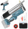 Kistrba Pistolet à graisse électrique sans fil pour batterie Makita 18 V (sans batterie), poignée pistolet 2 en 1 et poignée droite, 12 000 psi, 150 g/min, tuyau haute pression 30 cm, pour équipement