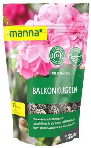 Hauert Manna Balkonkugeln 25 Kugeln Pflanzendünger