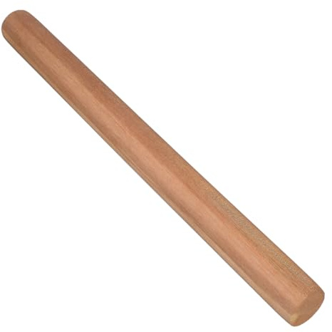 TOBBOMEY Pâtisserie Bois Massif pour Pizza Viennoiseries et Biscuits Étaler la Pâte Facilement et Uniformément Outil de Cuisine Polyvalent
