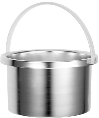 Alipis Pot à Cire pour Chauffe-cire Pot Intérieur pour Fondre la Cire Récipient Métallique pour Épilation