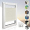 Home-Vision® Premium Plisseerollo ohne Bohren mit Klemmfix jalousien Fenster innen(Crem-Vanila, B45cm x H120cm) Easyfix Klemmträger, Verdunklung, Blickdicht Sonnenschutz Jalousie für Fenster & Tür