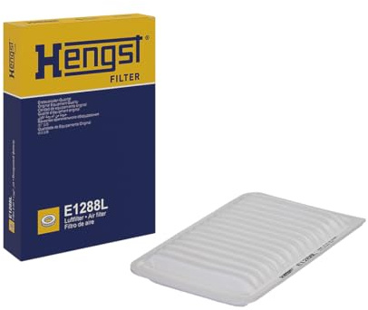 HENGST - Luftfilter E1288L - Luft-Filtereinsatz für KFZ | Hochwertiger Motorluftfilter für Otto- oder Dieselmotor - Schutz für Motoren - Wasserbeständig