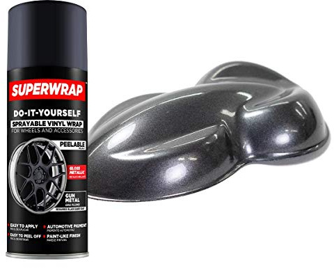 Superwrap Entfernbares Vinylspray Gun Metal - Metallic Series