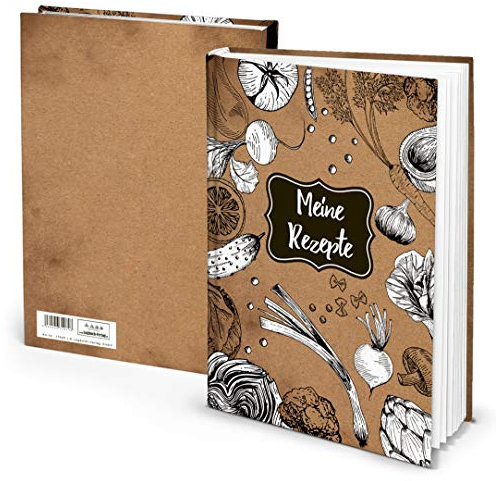 Logbuch-Verlag XXL Rezeptbuch zum Selberschreiben groß DIN A4 Geschenk für Hobbyköche Meine Rezepte leeres Buch