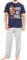 Scooby-Doo Herren Schlafanzuge Blau Medium