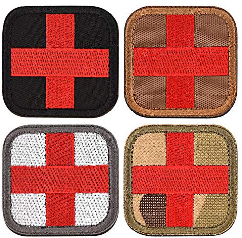FaithHeart Kreuz Armee-Moral ACU Bestickter Aufnäher mit Klettverschluss Moral Bestickter Kreuz