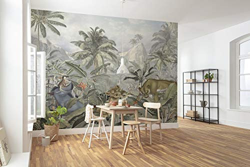 Komar Disney Vlies Fototapete | Lion King Mountains | Größe: 300 x 280 cm (Breite x Höhe), Bahnbreite 50 cm | Tapete, Wandbild, Dekoration, Wandbelag, Kinderzimmer, Schlafzimmer | DX6-022, bunt