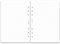 SinnWunder® 50 Blatt Din A5 (14,8 x 21 cm) Premium Notiz-Papier dotted (punktkariert) - Für 6-Ringplaner