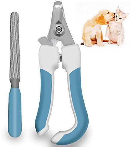 LAKHAH Coupe-Ongles pour Animaux domestiques avec Protection de sécurité pour éviter la surcoupe, Lime à Ongles Gratuite, Outil Professionnel de toilettage pour Animaux de Grande et Petite Taille