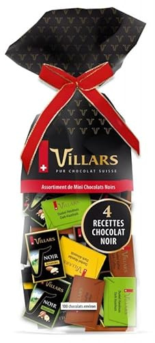 VILLARS - Assortiment Mini Chocolat Noir 500G - Lot De 2