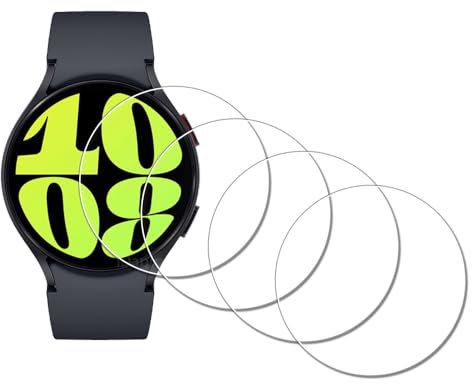 iDaPro [4Pcs Protection d'Ecran pour Samsung Galaxy Watch 4 40 mm,Verre Trempé,Dureté 9H,Anti-rayure,Sans Bulle,Anti-empreinte,Installation Facile