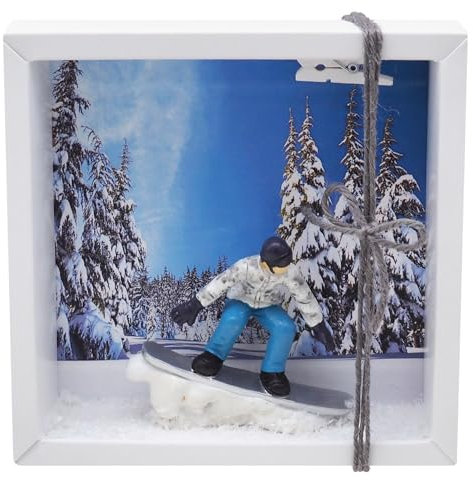 ZauberDeko Geldgeschenkverpackung Snowboarder Geldgeschenk Gutschein Winterurlaub Geschenk