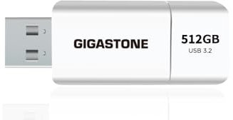 Gigastone Z60 512GB USB 3.2 Gen1 Flash Drive, R/W 120/80 MB/s Ultra High Speed Pen Drive, Capless Retractable Design Thumb Drive, USB 2.0 / USB 3.0 / USB 3.1 Interface Compatible