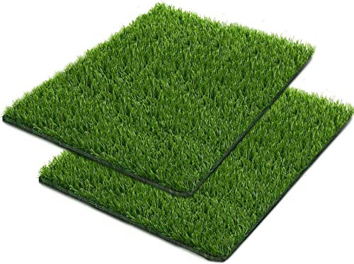 SSRIVER 50 * 75CM künstlicher Grasteppich Hunde Rasenteppich für Haustiere Wiederverwendbare Hundetoilette aus Kunstrasen für das Training Ihres Welpen Geeignet für den Innen- und Außenbereich