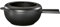 Spring Caquelon Saas-Fee Schwarz Matt 20 cm Fondue