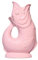 The Original Gluggle Jug - Baby Pink Glug Jug in XL, 28cm 1.4L - Gug Glug Fish Shaped Jug - Decorative Glugging Water, Cocktail, Wine & Gin Pitcher, Decanter or Vase - Hand Made in Britain