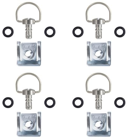 YHAILI Moto sgancio rapido Race Fasteners 1/4 di giro 14mm 19mm D-Rings Race carenatura bulloni viti