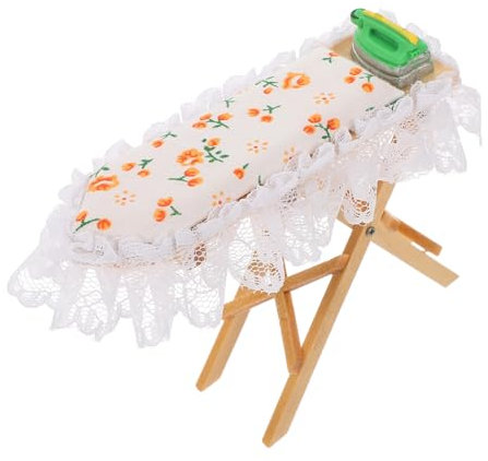 COLLBATH Decoración De Mesa De Planchar Tabla De Planchar Miniatura Accesorio para Fotos De Muñecas