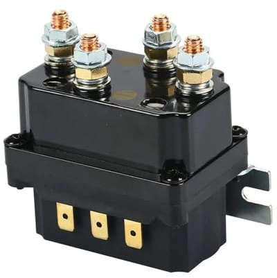 Winch Solenoid 12V Winch Solenoid Relay Contactor Winch Solenoid Box Replacement 5000-7000 Lbs Winch Parts PAJPXPCD