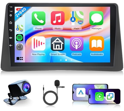 2G+64G Wireless Carplay Android Autoradio 2 Din für Opel Mokka 1 2012-2016/Buick Encore 2013-2015 9 Zoll Autoradio mit Android Auto Navi GPS WIFI Mirror Link Bluetooth FM/RDS/USB/EQ/SWC Rückfahrkamera