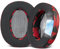 SOULWIT Almohadillas de Repuesto de Gel Refrescante para Sony WH-H910N h.Ear on 3 Wireless Noise-Canceling Auriculares, Almohadillas con Espuma de Aislamiento de Ruido - Rojo Tormenta