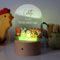 LAUBLUST Veilleuse LED pour enfants | Lampe 3D personnalisée avec prénom | Animaux de la forêt & deux socles en bois naturel | Cadeau de naissance & baptême pour fille et garçon | Déco chambre enfant