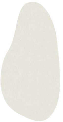 vidaXL Teppich HUARTE Creme 100 x 200 cm Polyester, Wohnzimmerteppich, modernes Design, faltbar, rutschfeste Unterlage, aus Polyester, große Fläche für gemütliche Innenausstattung