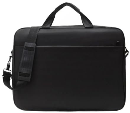 ERQIAO Grande Capacità Laptop Bag 15.6 17 pollice Protettiva Laptop Case Strap Trasporto Computer Notebook, Nero , 17 inch