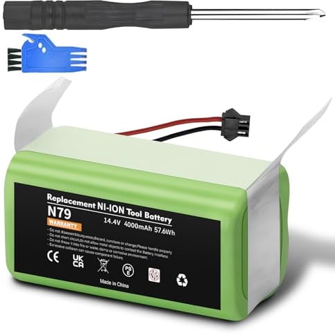 14.4V 4000mAh Ersatzakku für Eufy RoboVac G10 G20 G30 G35 G40 Hybrid, für RoboVac 11 11S 11S MAX 12 15C 15C Max 25C Max 30 30C 30 Max 35C, für Ecovacs Deebot N79 N79S DN622