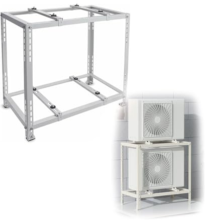 Moubhjd Air Conditioner Support Bracket, AC Support Bracket Holder Base for 9000 to 24000 BTU Condenser AC Heat Pump System, 450lbs
