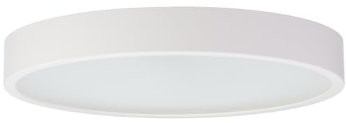STOLARNIA PIKA Holz Lampe Decke - Rund Modern Holzlampe 4xE27 (57 cm) - Deckenleuchte Weiß - Natur Große Lampe für Schlafzimmer, Wohnzimmer, Flur, Küche - Stilvolles Design Kiefernholz - LEJA