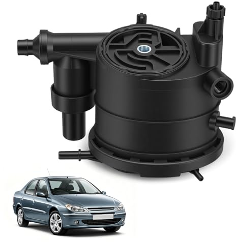Attisfiera Boîtier Filtre Carburant Diesel Pompe d'Amorçage pour Berlingo, Jumpy, Xsara, 206, 306, Expert, Partner 1.9D 1911.44, 9625224180 Durable ABS