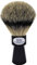 Hans Baier Exclusive Rasierpinsel Metall schwarz matt