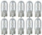 INION 10x Stück W5W T10 12V 5W W2.1x9.5d KFZ Beleuchtung LONGLIFE Glühlampe Glassockellampe Glühbirne Soffitte Autolampen WERKSTATTWARE