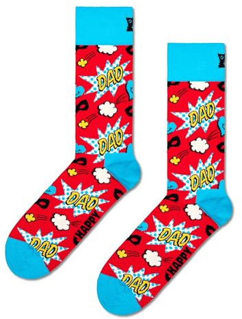 Happy Socks Herren Dad Socken, Mehrfarbig (Multicolour 400), 7/10 (Herstellergröße: 41-46)