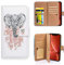 Bcov iPhone 11 Case, Black Tribal Elephant Multifunction Wallet Leather Case For iPhone 11