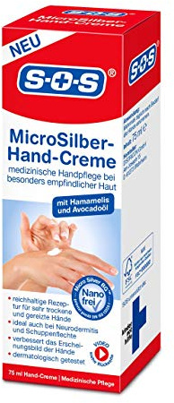 SOS Micro Silber Handcreme 3er Pack (3 x 75 ml)