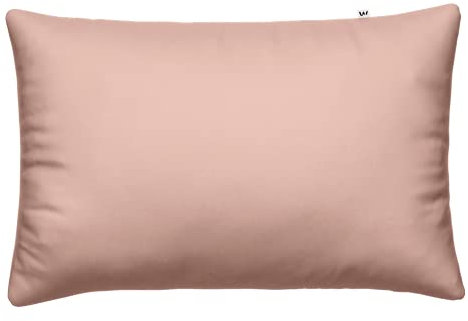 Wolkenfeld Satin Kissenbezug 70x90 Baumwolle - Traumhaft weiche Kissenhülle mit verdecktem Reißverschluss - Rosa