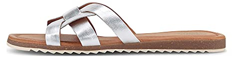 Apple of Eden Lexi Silber Metallic-Leder 38